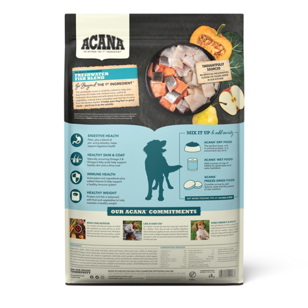 Acana dog food outlet measurements