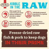 Primal Pet Foods Kibble in the Raw Fish & Pork Recipe for Dogs