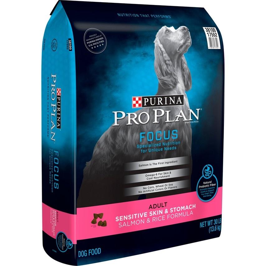 Purina Pro Plan Focus Sensitive Skin & Stomach Formula Salmon & Rice  Formula Dry Dog Food