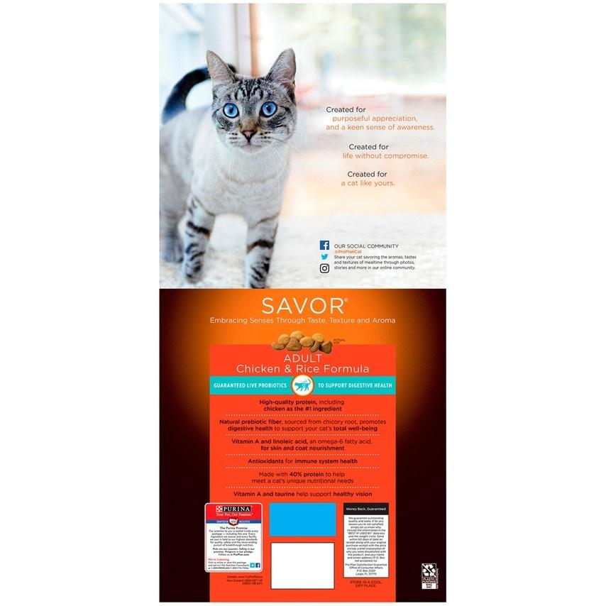 Purina Pro Plan Savor Chicken & Rice Formula Dry Cat Food - Hilton, NY