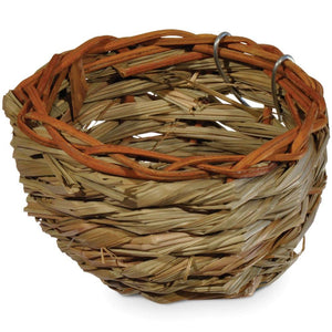 Prevue Pet Products Bamboo Canary Bird Twig Nest (4" diam. x 2 1/2" H)