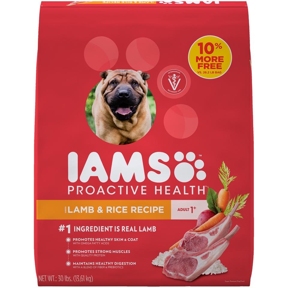 Iams ProActive Health Adult Lamb Meal and Rice Formula Dry Dog