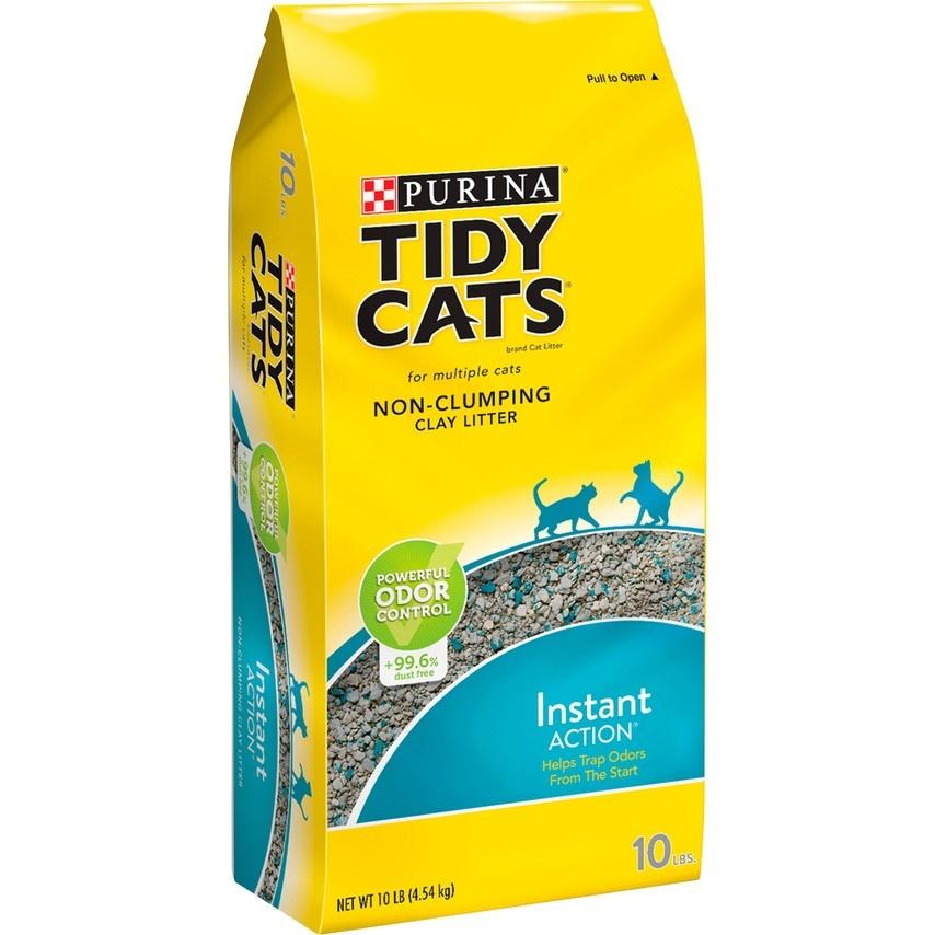 Instant action immediate sale odor control cat litter