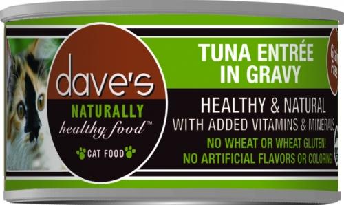 Dave s Naturally Healthy Tuna Entre in Gravy Canned Cat Food