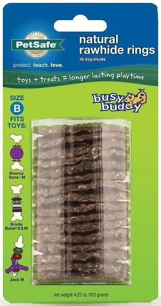 PetSafe Busy Buddy Bouncy Bone, 3-in-1 Dog Toy, Includes Treat