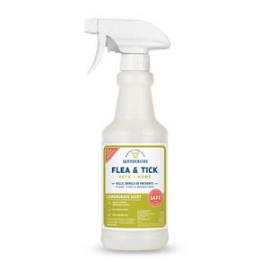 Wondercide Lemongrass Flea & Tick Spray for Pets + Home with Natural Essential Oils