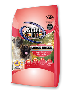 NutriSource Large Breed Beef and Rice