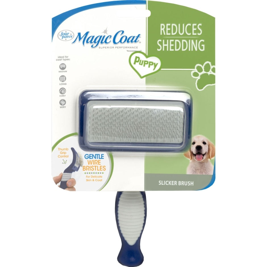 Wire top pet brush