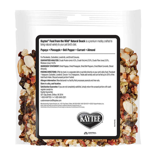 Kaytee Food From the Wild Natural Snack Small Pet Bird (3 oz)