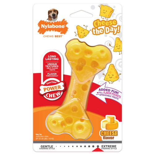 Nylabone Power Chew Cheese Dog Toy