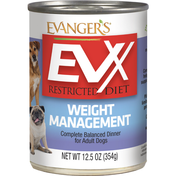 Evanger's EVX Restricted Diet: Weight Management Dinner for Dogs (12.5 oz)