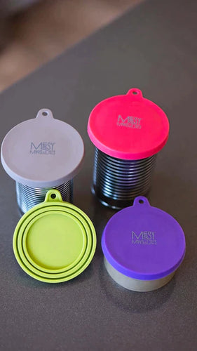 Messy Mutts Silicone Universal Cat Food and Dog Food Can Cover