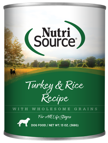 NutriSource® Turkey & Rice Recipe Healthy Wet Dog Food (13 oz)