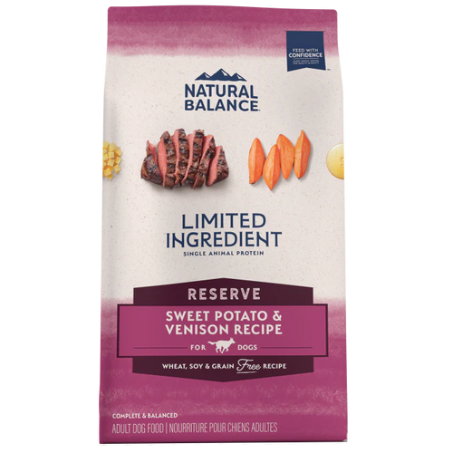 Natural Balance Limited Ingredient Reserve Grain Free Sweet Potato & Venison Recipe Dry Dog Food (22 Lb)