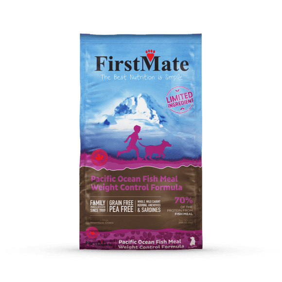 FirstMate Limited Ingredient Pacific Ocean Fish Meal Weight Control Formula (25 LB)