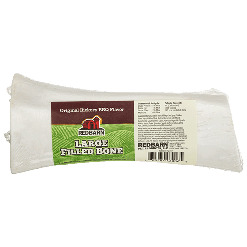 Redbarn Filled Bone Hickory BBQ Flavor (Small - Case of 20)