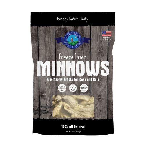 Shepherd Boy Farms Minnows Raw Freeze Dried Dog Treats