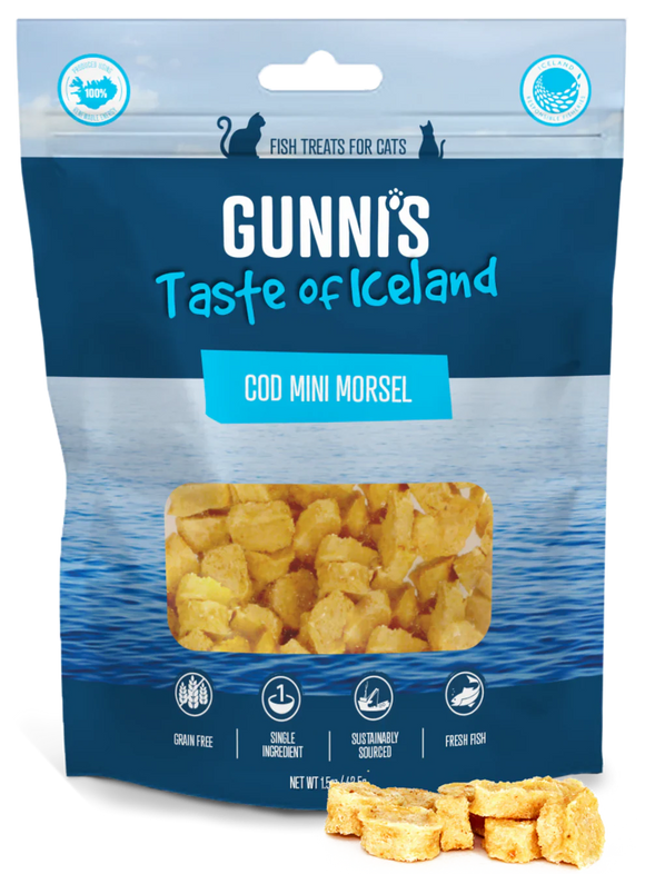 Gunni's Cod Mini Morsels Cat Treats (1.5 oz)