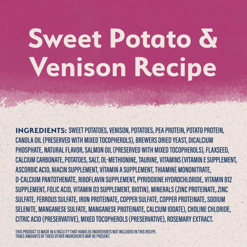 Natural Balance Limited Ingredient Reserve Grain Free Sweet Potato & Venison Recipe Dry Dog Food (22 Lb)