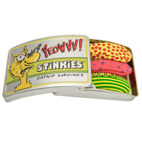 YEOWWW! STINKIES CATNIP SARDINES (3 Pack)