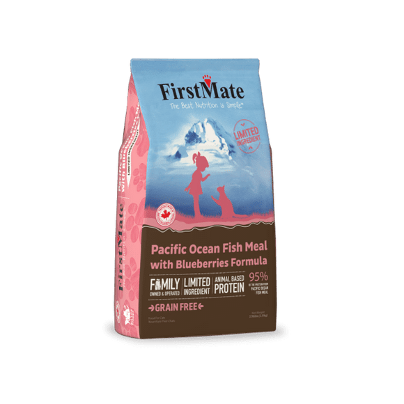 FirstMate Pet Foods Pacific Ocean Fish Meal With Blueberries Formula for Cats (10-lb)