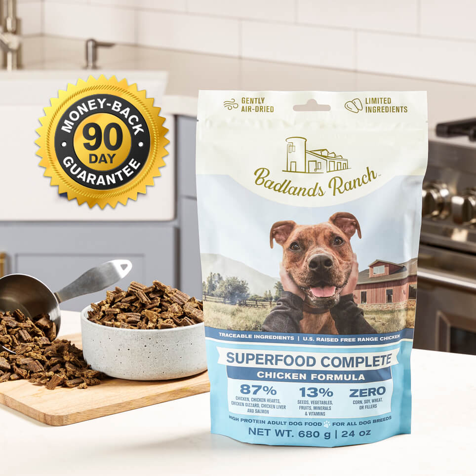 Badlands Ranch Superfood Complete Chicken Formula Dog Food (24 oz ...