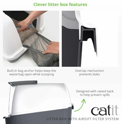 Catit hooded litter box jumbo best sale