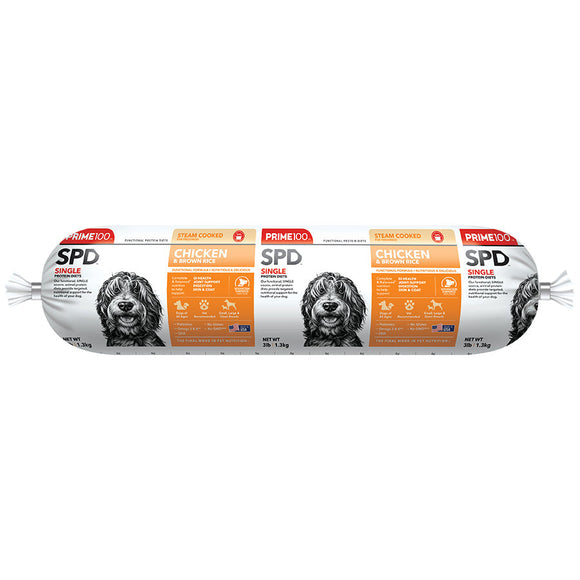 Prime100 SPD™ Fresh Roll Chicken & Brown Rice Dog Food