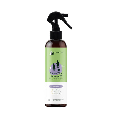 Kin + Kind Flea & Tick Lavender Repel Spray (12 oz)