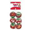 Kong Holiday SqueakAir Ball 6 Pack (Small)