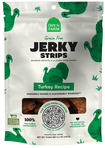 Open Farm Grain-Free Turkey Jerky Strips (5.6 oz)