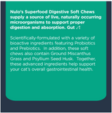 Nulo’s Superfood Digestive Soft Chews for Cats