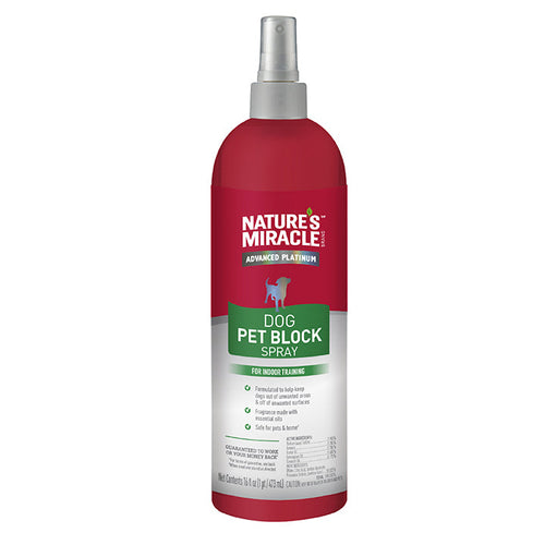 Nature s Miracle Advanced Platinum Dog Pet Block Spray Hilton NY Pet Friendly Pickup Delivery