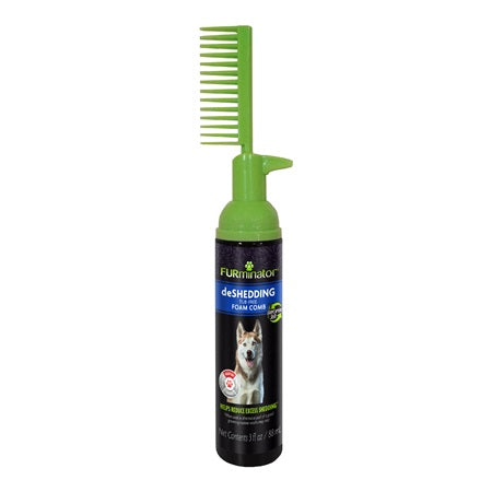 FURminator® Tub-Free deShedding Foam Comb for Dogs