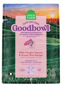 Open Farm Goodbowl™ Wild-Caught Salmon & Brown Rice Recipe for Cats