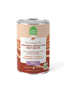 Open Farm Chicken & Grass-Fed Beef Pâté for Dogs (12.5 oz)