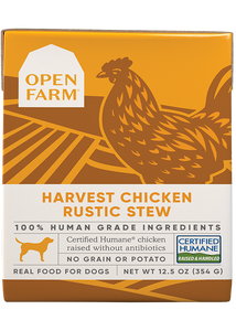 Open Farm Harvest Chicken Rustic Stew Wet Dog Food (12.5 oz can)