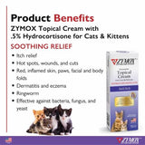 ZYMOX Enzymatic Topical Cream with 0.5% Hydrocortisone for Cats & Kittens (1-oz)