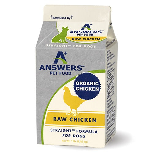 Answers Pet Food Straight Formula Raw Chicken (4 lb)