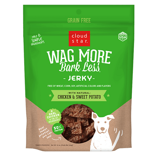 Cloud Star Wag More Bark Less Jerky: Chicken & Sweet Potato Dog Treats