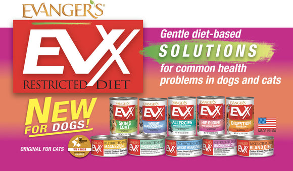 Evanger's EVX Restricted Diet Hip & Joint and Senior Support Dinner for Dogs (12.5 oz)