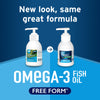 Free Form Omega-3 Fish Oil Liquid Pump Supplement for Small Dogs and Cats