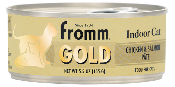 Fromm Gold Indoor Cat Chicken & Salmon Pâté Cat Food (3 oz)