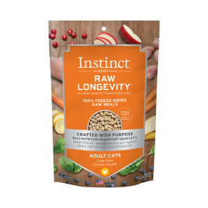 Instinct Raw Longevity Adult Freeze-Dried Chicken Bites Cat Food (9.5 Oz)