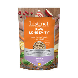Instinct Raw Longevity 100% Freeze-Dried Raw Meals Cage-Free Chicken Recipe For Kittens (9.5 oz)