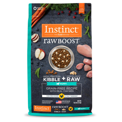 Nature's Variety Instinct Raw Boost Puppy Chicken Recipe Dry Dog Food