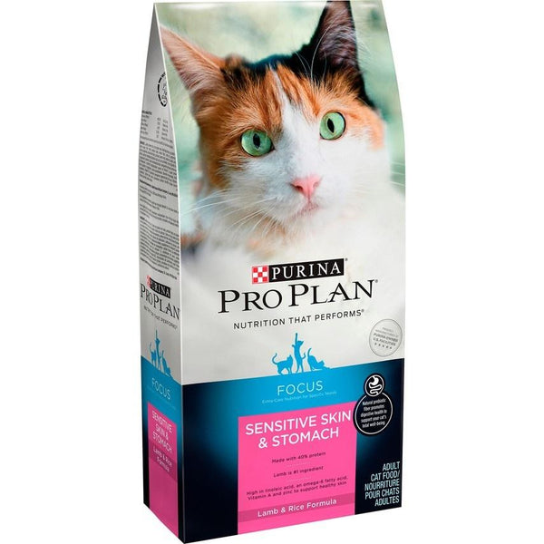 Purina Pro Plan Focus Adult Sensitive Skin & Stomach Lamb & Rice Formula  Dry Cat Food - Hilton, NY