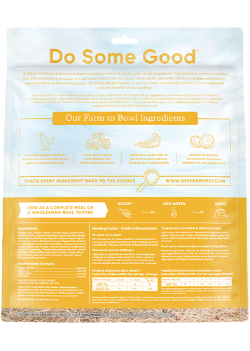 Open Farm Harvest Chicken Freeze Dried Raw Dog Food