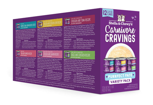 Stella & Chewy's Carnivore Cravings Purrfect Pate Variety Pack
