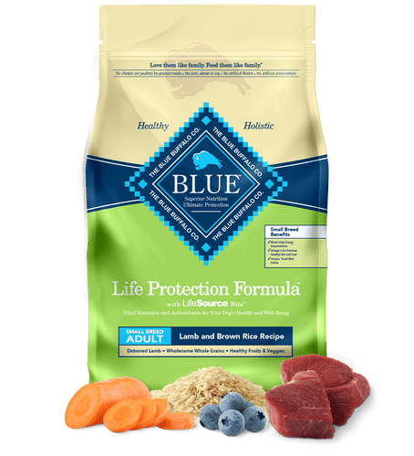 Blue Buffalo Life Protection Natural Lamb & Brown Rice Recipe Small Breed Adult Dry Dog Food